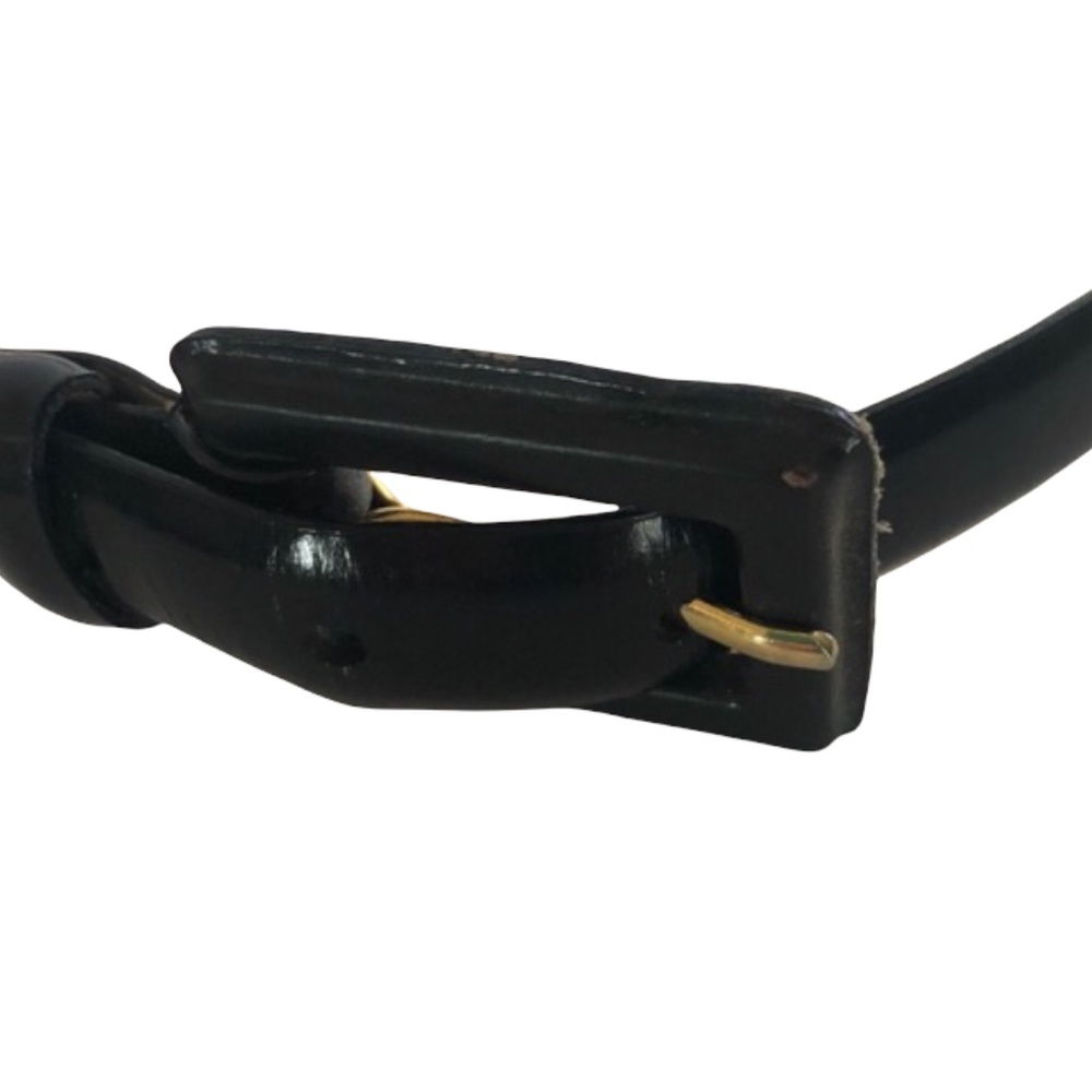 Investments Genuine Italian Calf Skin Leather Lined Belt